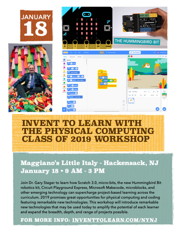 Invent To Learn with the Physical Computing Technology Class of 2019